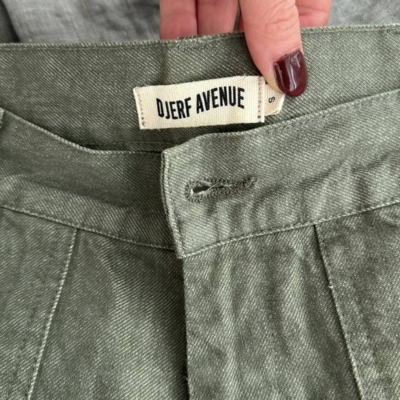 Djerf Avenue Go To Pants Green - Picture 4 of 5